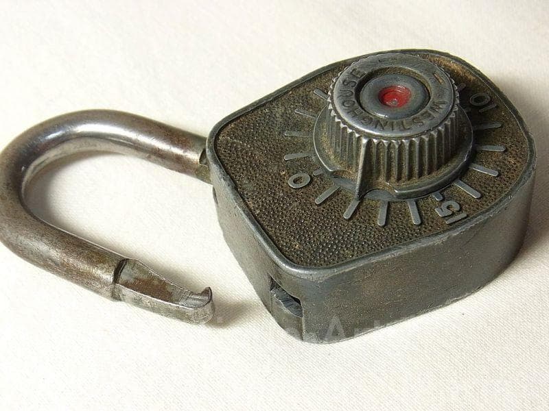 《p1057》1930年　WESTINGHOUSE・GOUGLERダイヤル南京錠