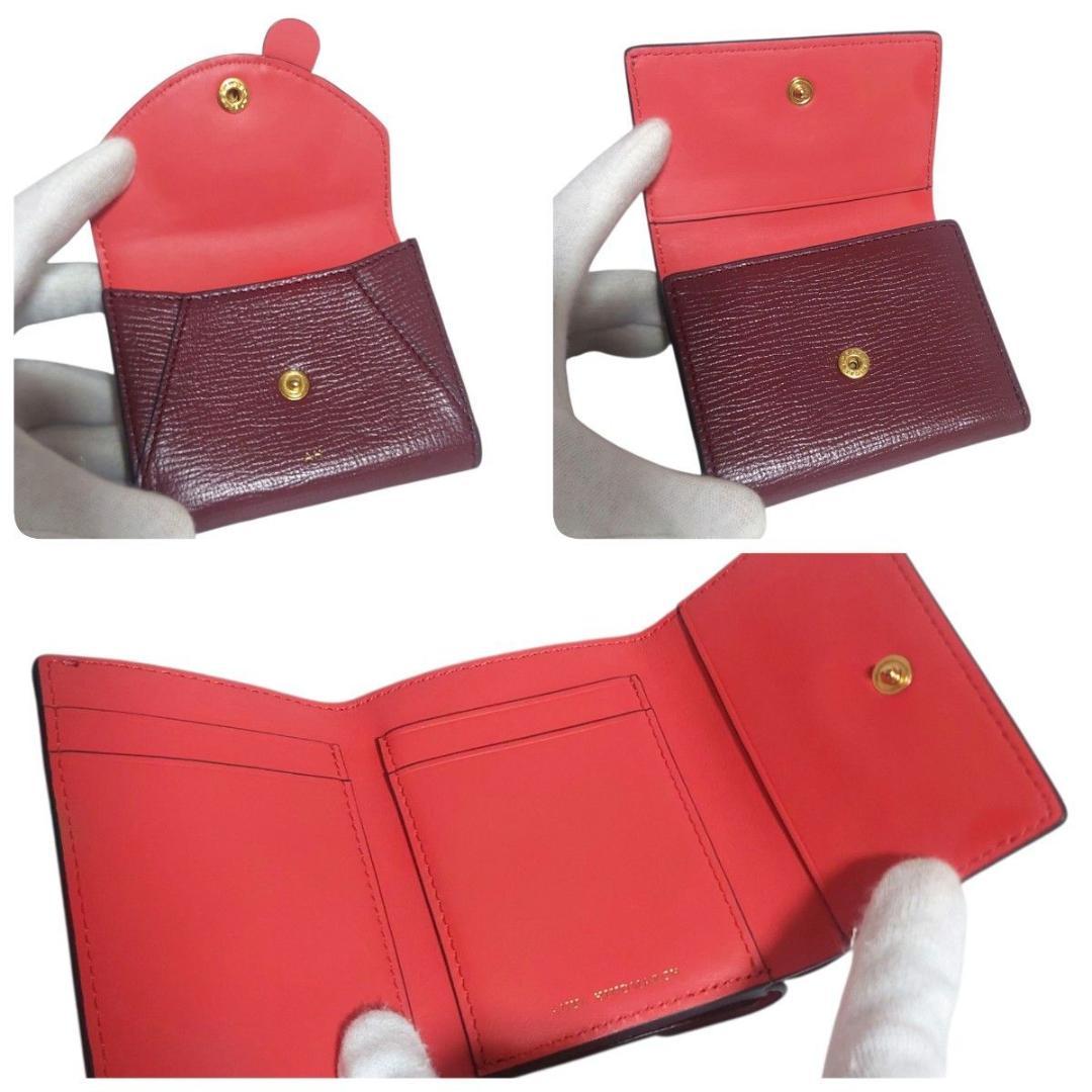 極美品 ANYA HINDMARCH 折り財布 ザニー ミニ レザー 箱付き