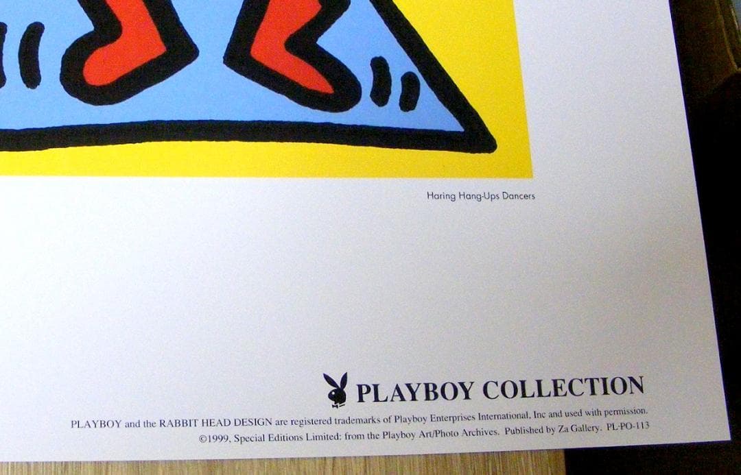 キースヘリング Six Dancing People 1999年製 ポスター