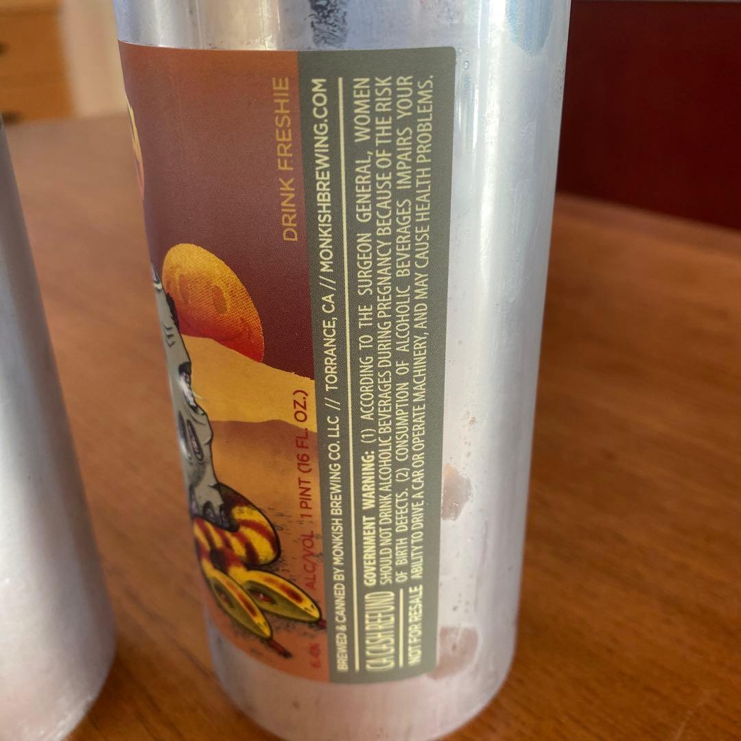 Monkish LA HAT など IPA 3缶 クラフトビール