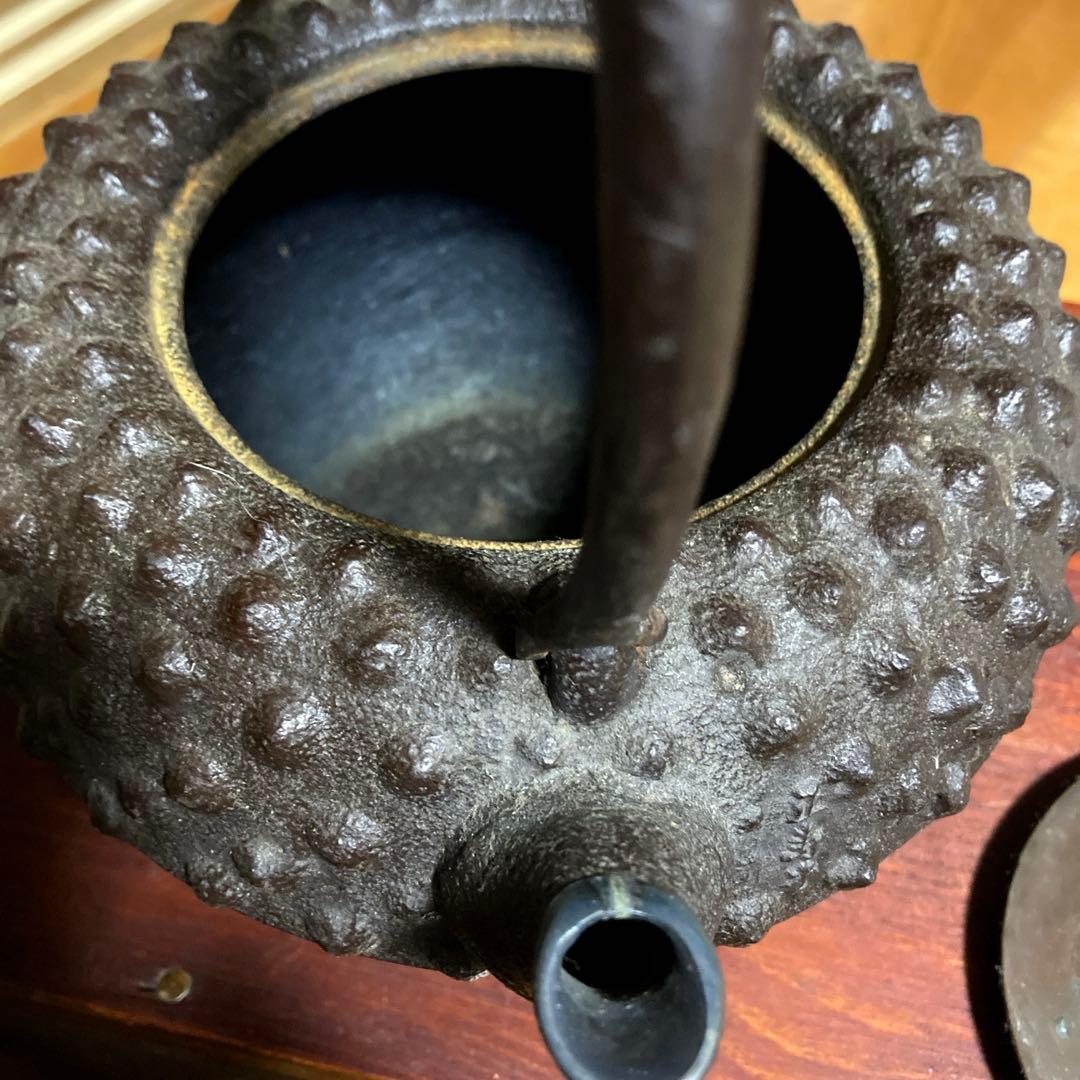 茶道具　鉄びん　正寿堂