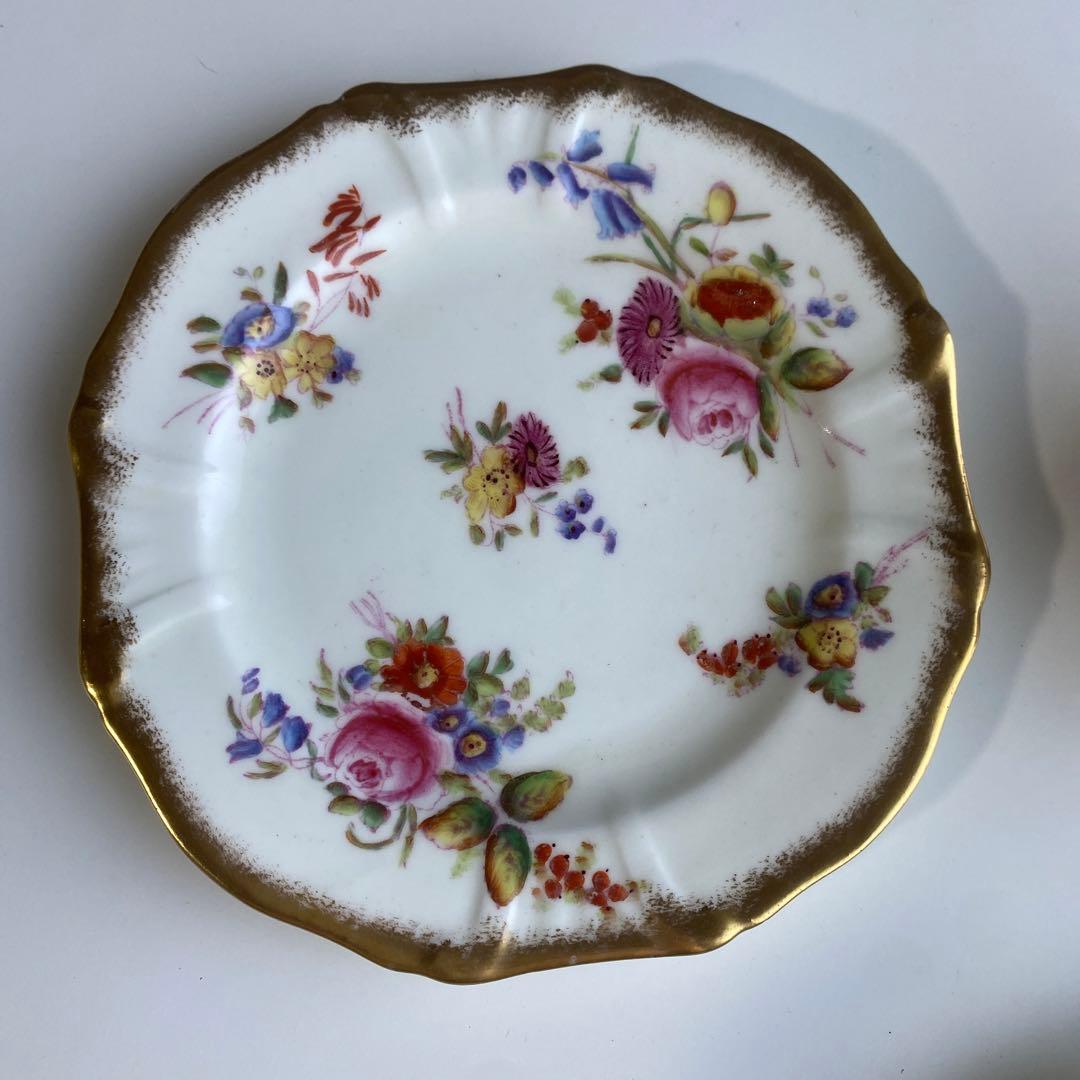 イギリスアンティーク　ハマースレイ ロントン　ドレスデン スプレイ トリオ