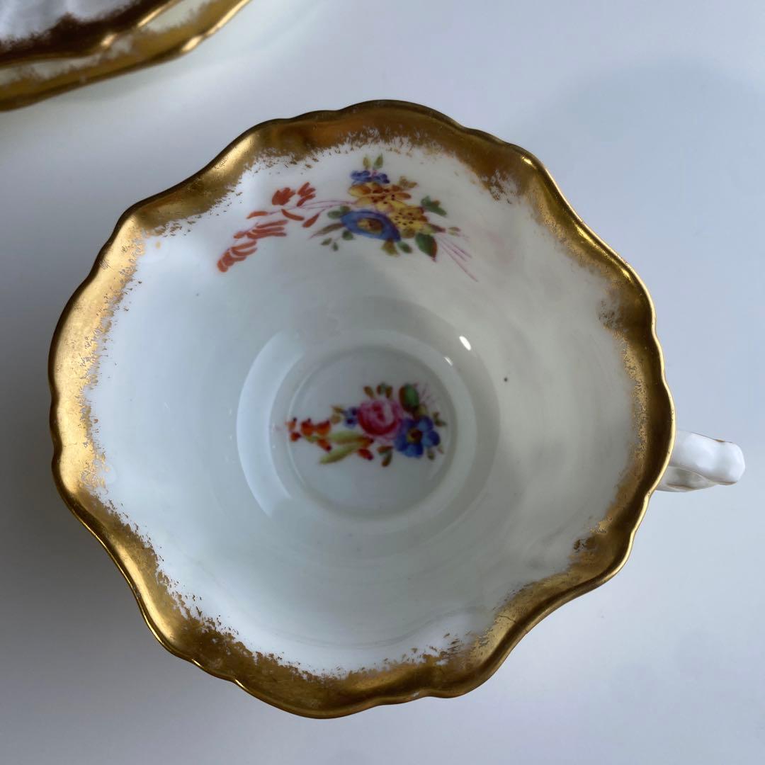 イギリスアンティーク　ハマースレイ ロントン　ドレスデン スプレイ トリオ