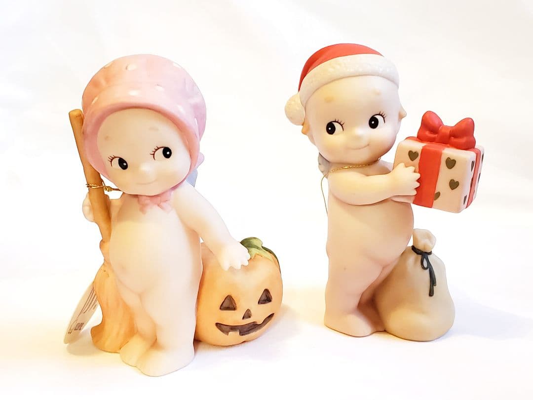 ♦️希少品♦️加藤工芸　ローズ・オニール キューピー陶器人形 置物 5点セット