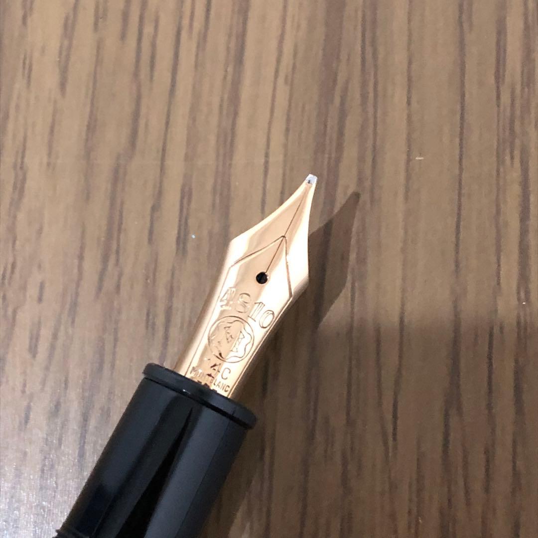 【美品・調整済み】モンブラン マイスターシュテュック 146 14C 万年筆