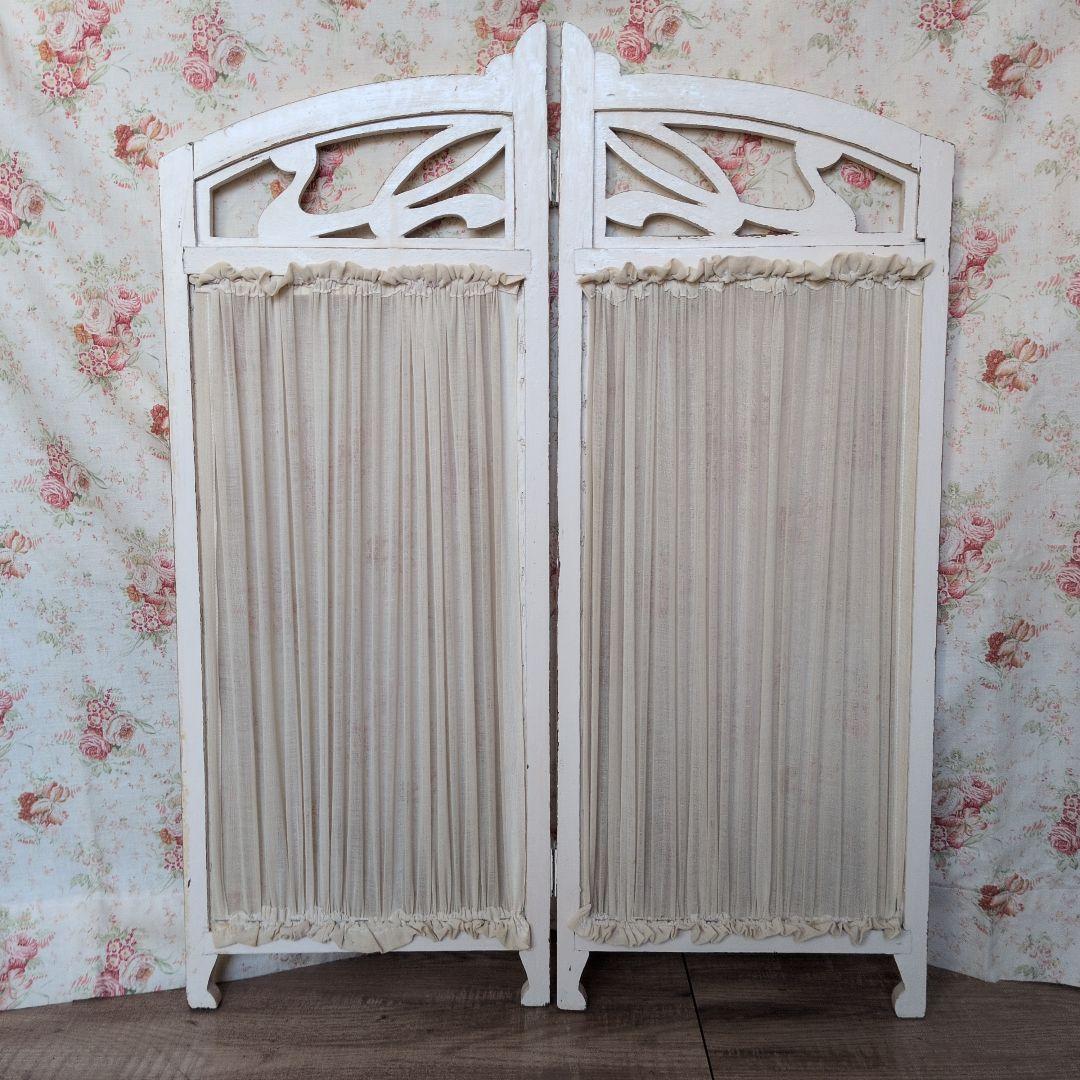 フランスアンティーク ドール用パーテーション 衝立