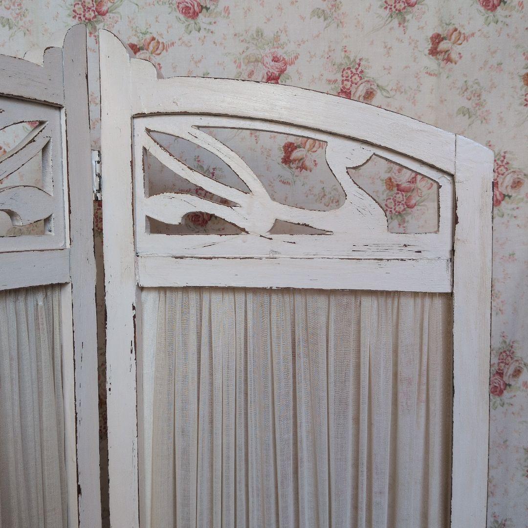 フランスアンティーク ドール用パーテーション 衝立