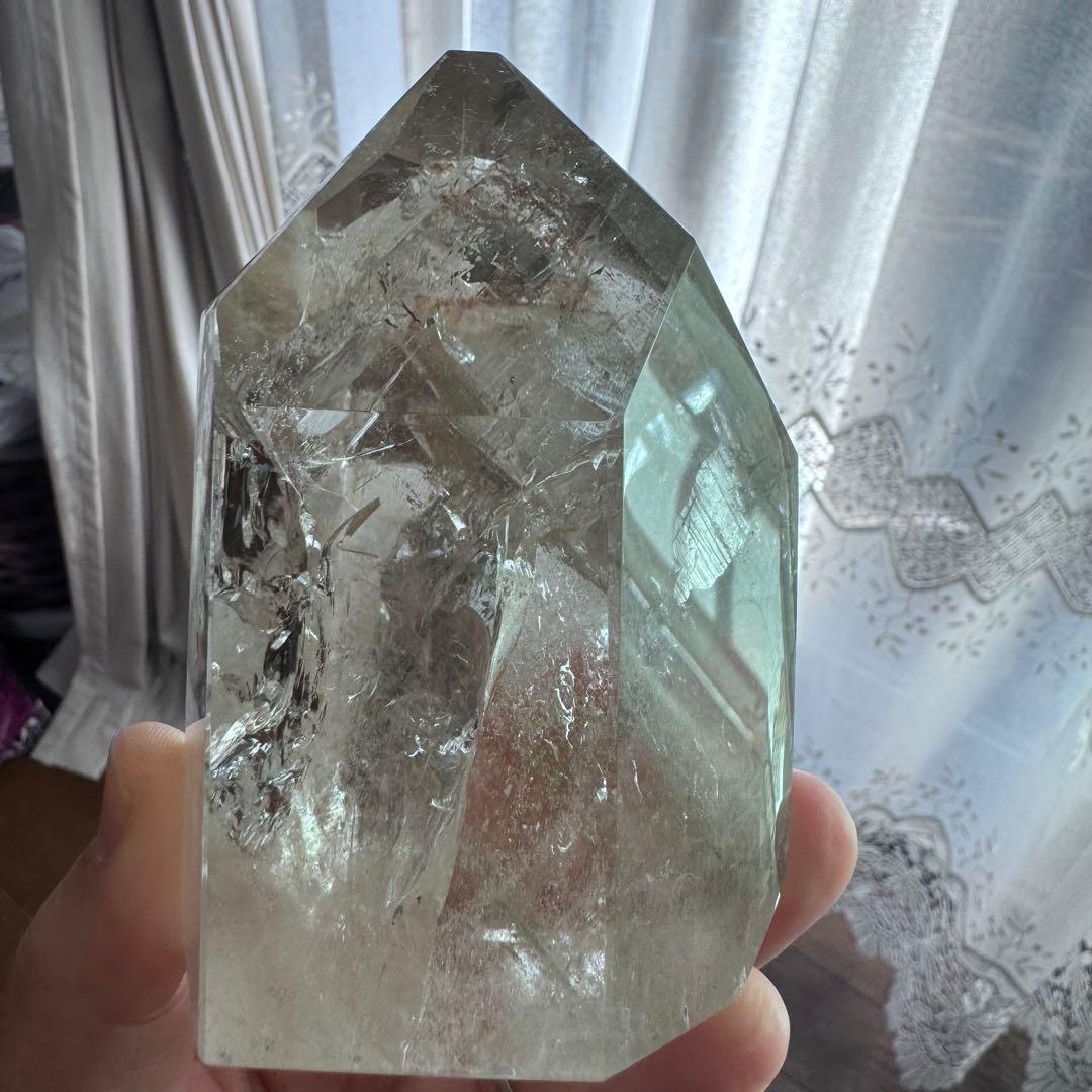 クォーツインクォーツ　フリーフォーム　虹　ファントム多数