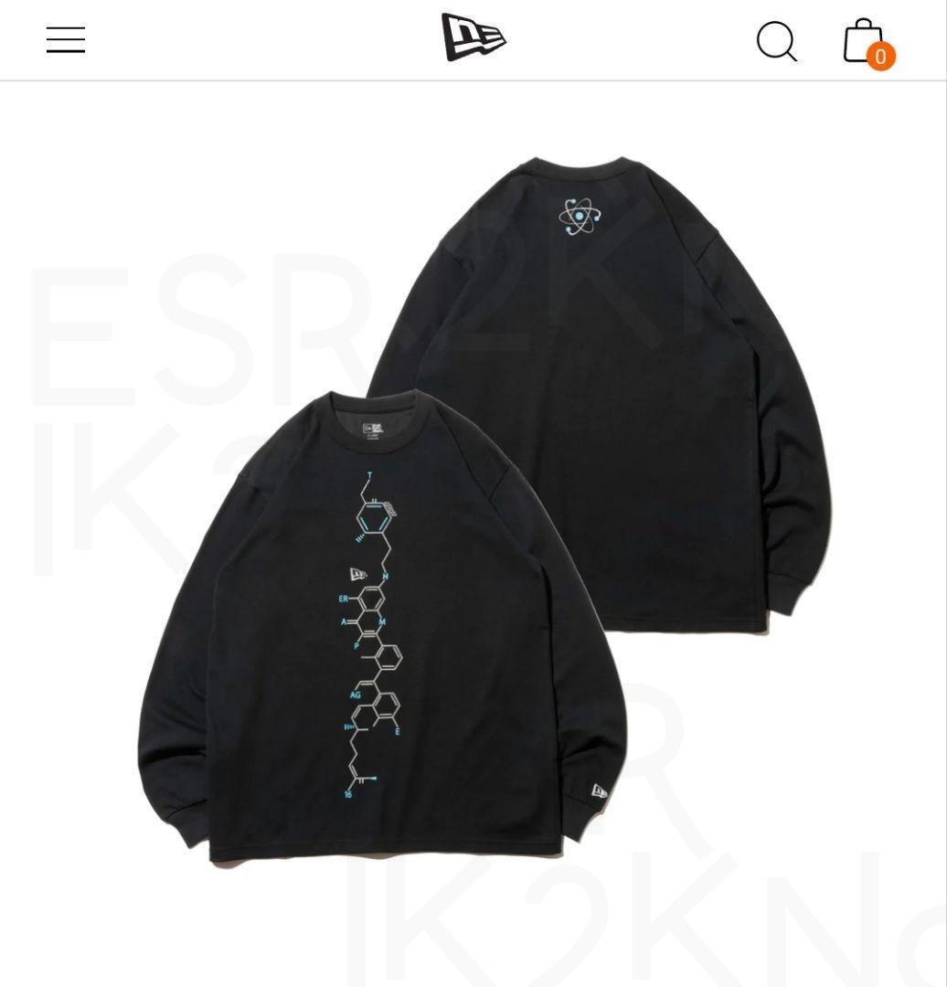 【新品】長谷川慎 着用同型 長袖Tシャツ NEW ERA ニューエラ ランペ B