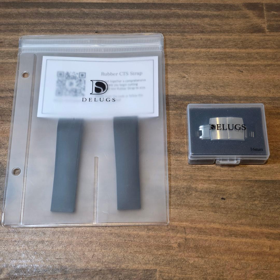 Cartier サントスドゥカルティエMM Delugsラバーベルト