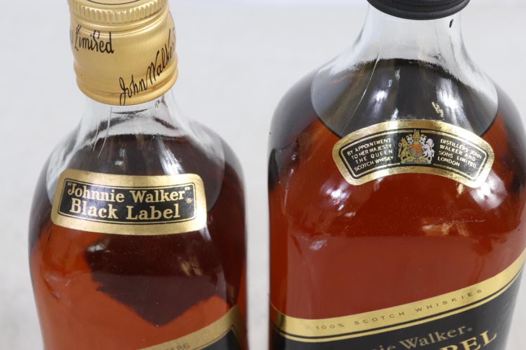 ◆未開栓 2本 ジョニーウォーカー ブラックラベル 750ml 12年 1125