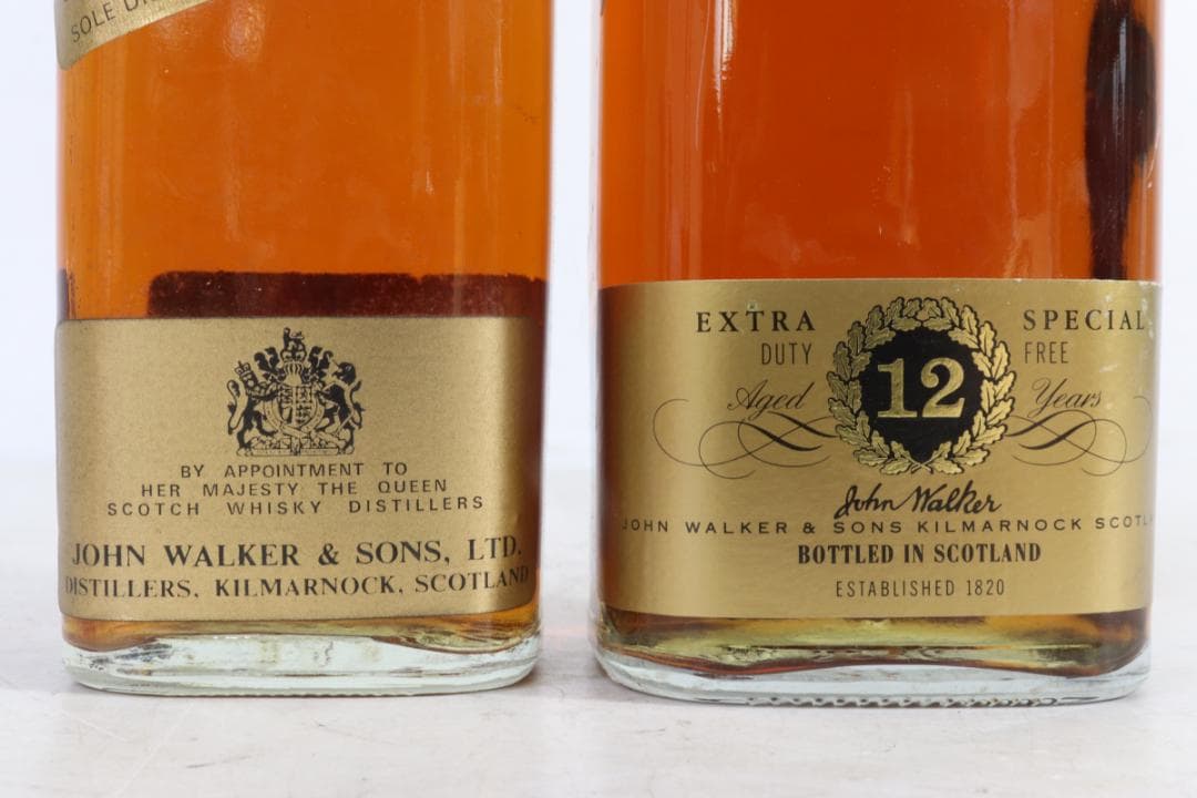 ◆未開栓 2本 ジョニーウォーカー ブラックラベル 750ml 12年 1125