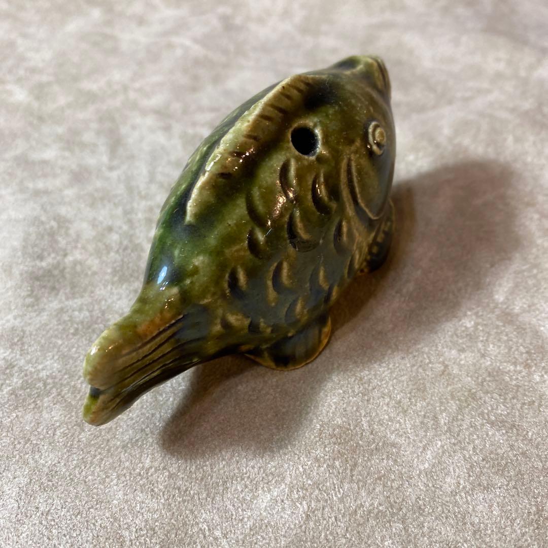 書道水差し、織部水滴