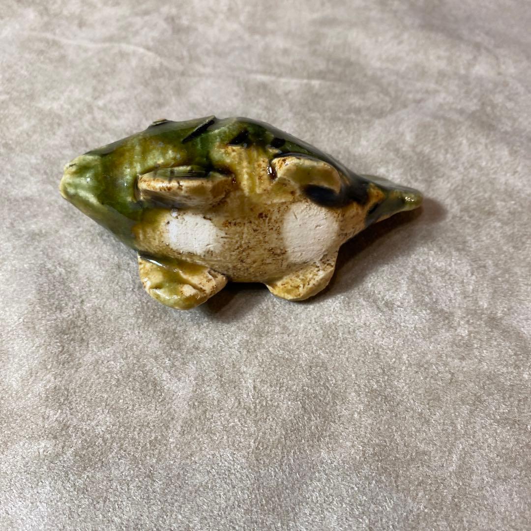 書道水差し、織部水滴