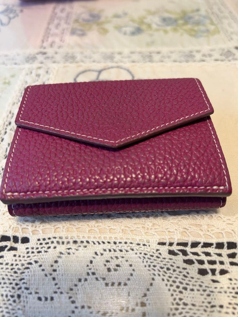 BONAVENTURA ピンク三つ折り財布
