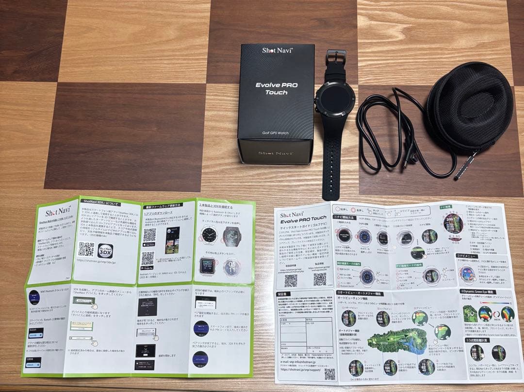 Shot Navi Evolve PRO Touch ブラック ※専用ケース付