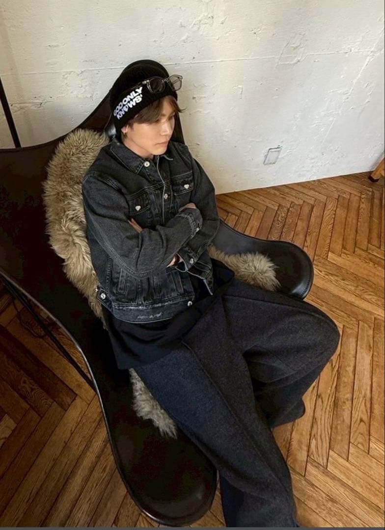 GOD ONLY KOWS WOOLLY WIDE PANTS 岩田剛典