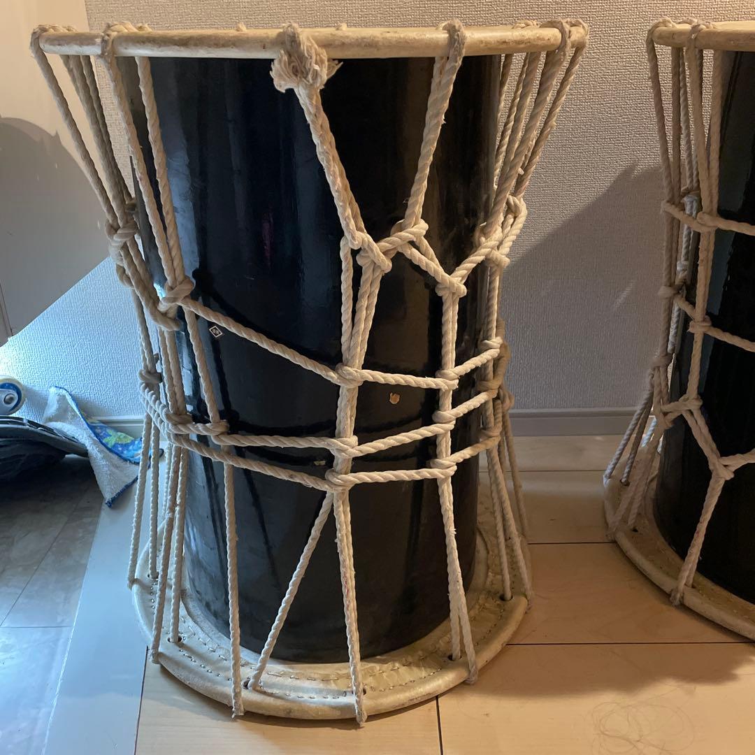 黒色和太鼓 2台セット