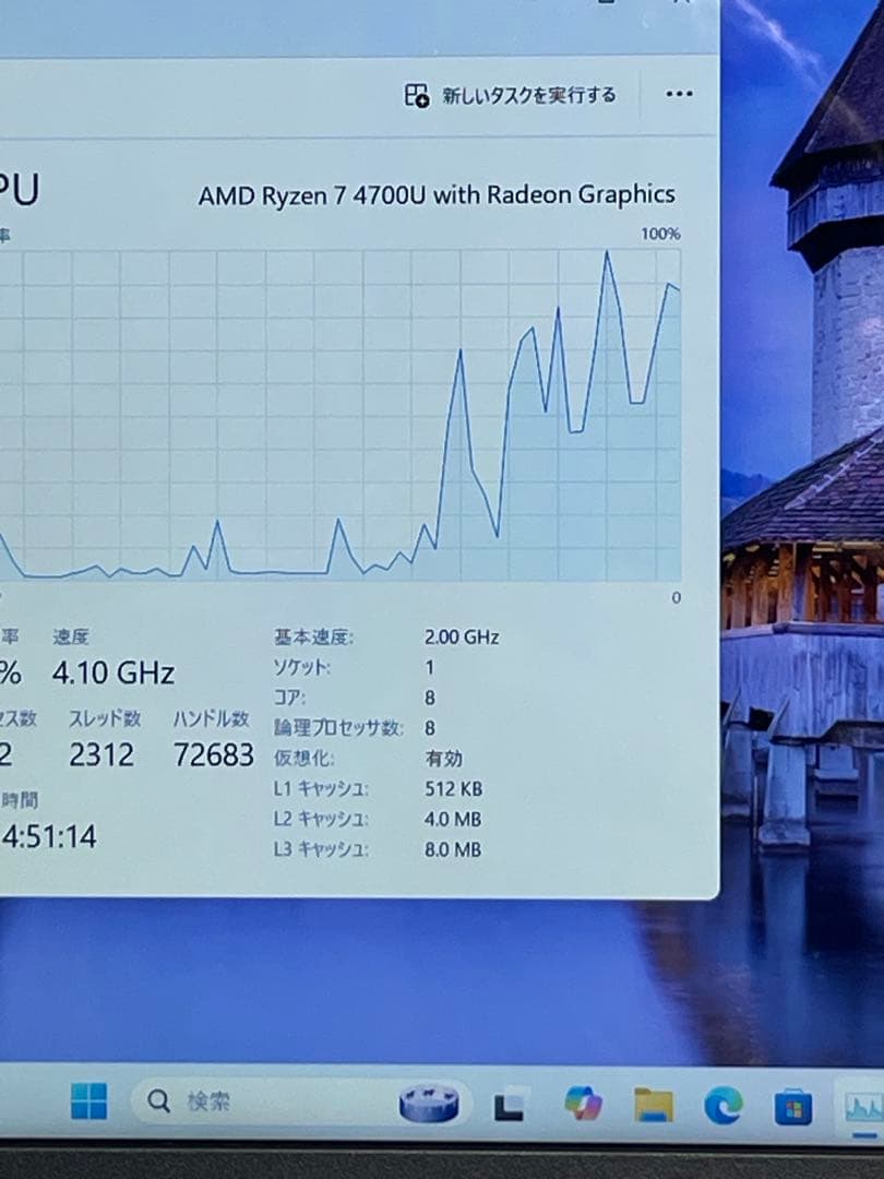 Windowsノート本体 LAVIE N1565/AAL Ryzen7-4700U 8GB 256GB