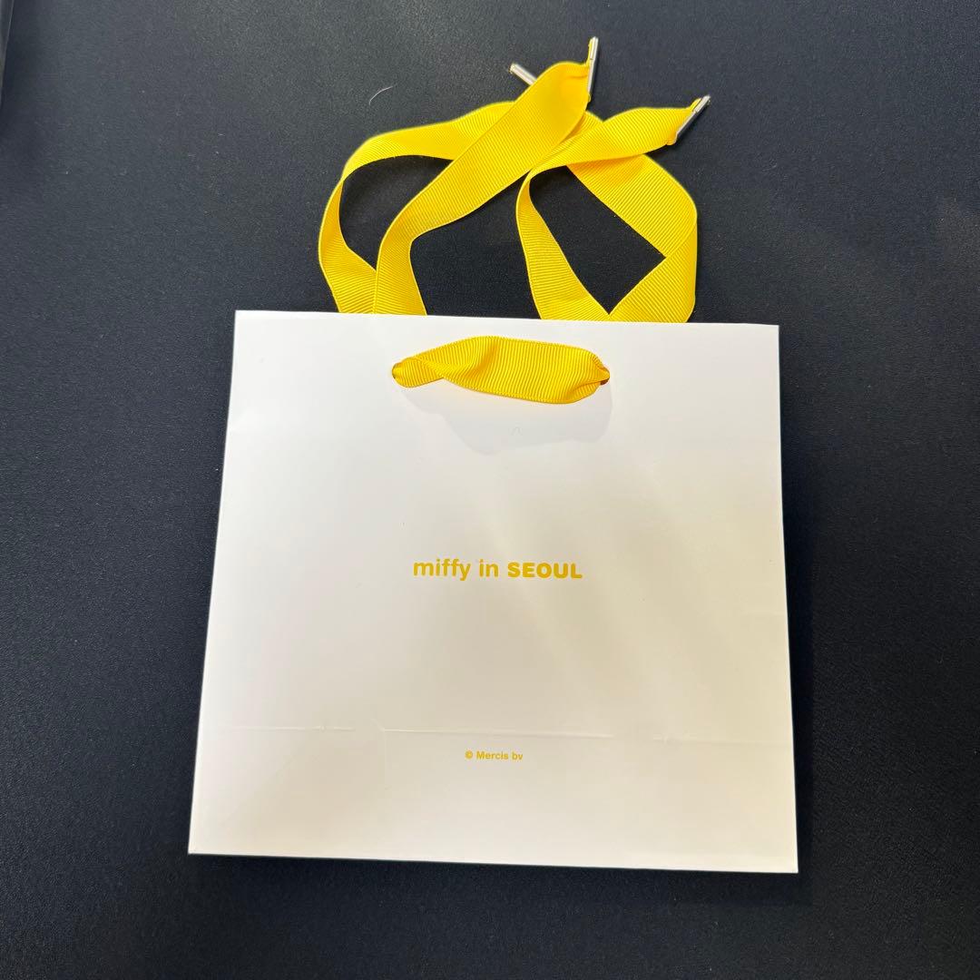 新品　ミッフィー デニム　マスコット 3体セット　ショッパー付　韓国限定　聖水②