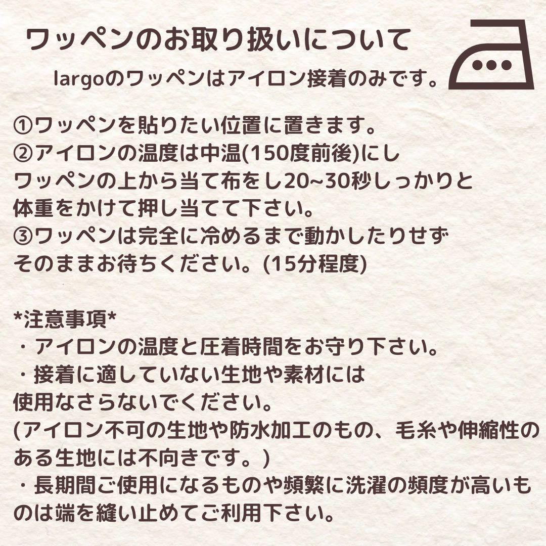 おなまえワッペン アルファベット 2枚 文字2cm