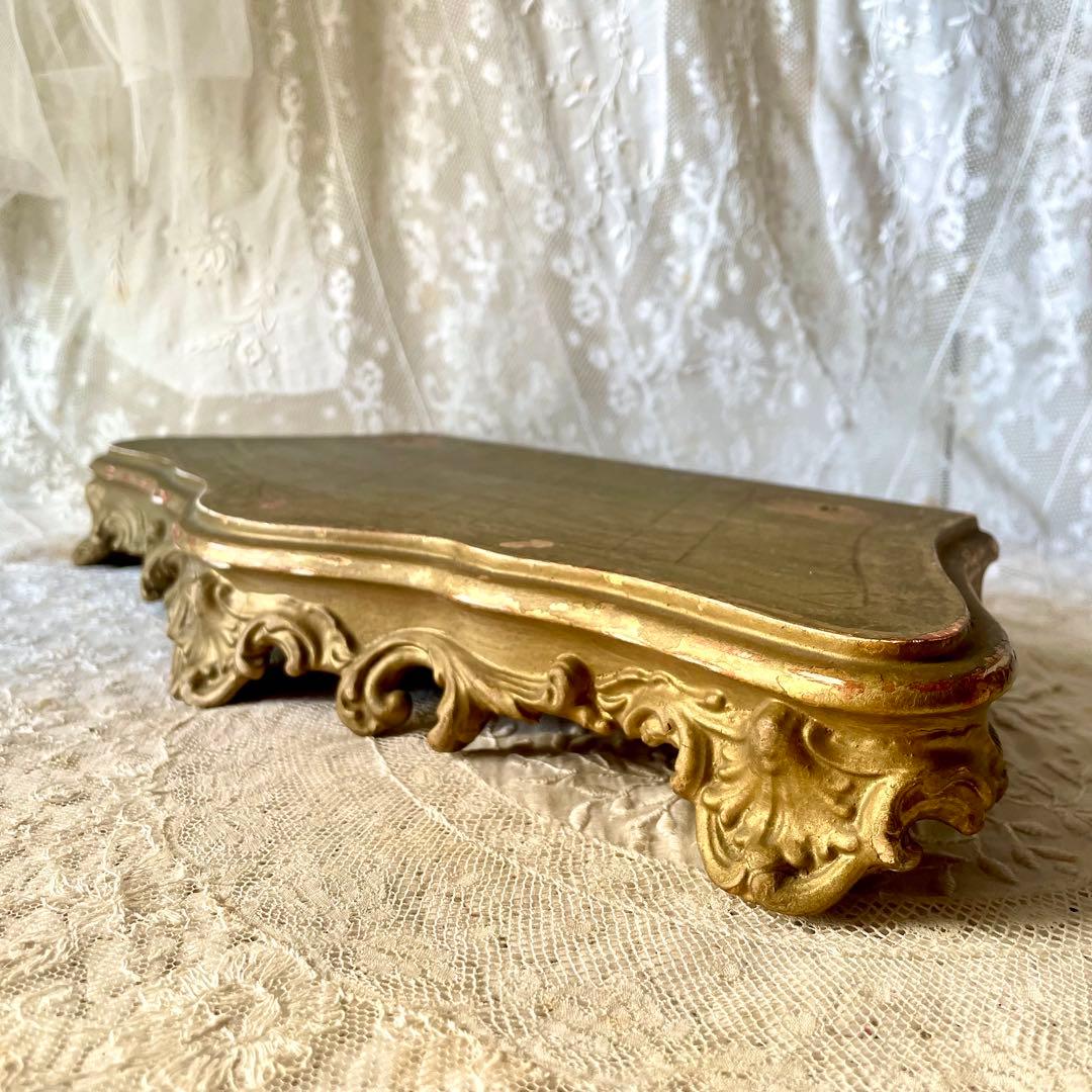 ディスプレイ台　台座　ポワドレ　プレゼンテーション店舗什器　フランスアンティーク