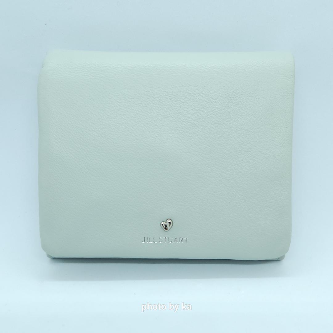 新品 ブルー ジルスチュアート 折財布 JILLSTUART エンジェル 水色