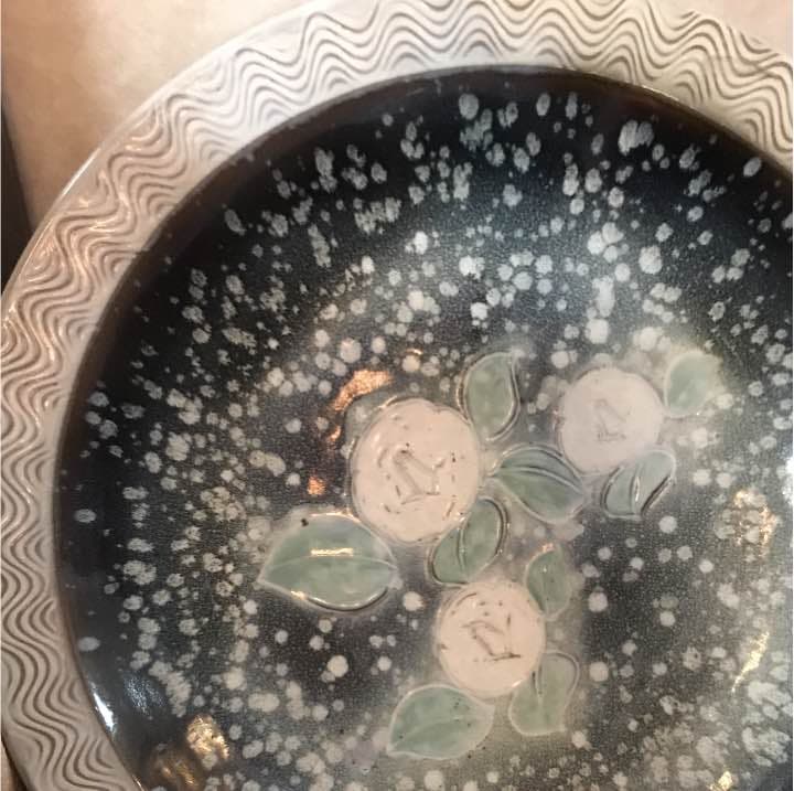 小石原焼大皿20万円を