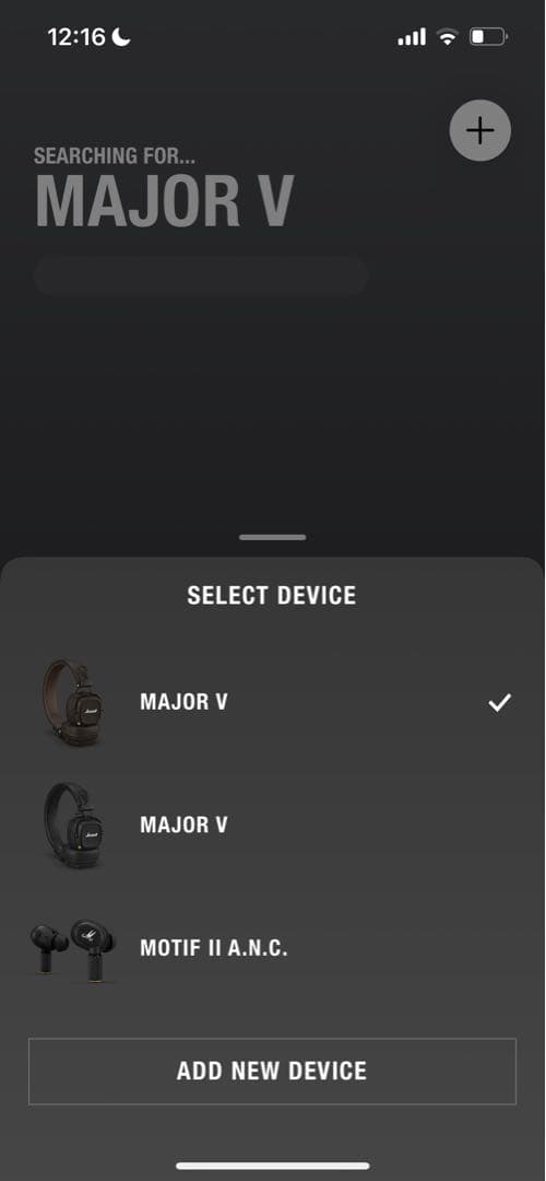 ヘッドホン Marshall major v
