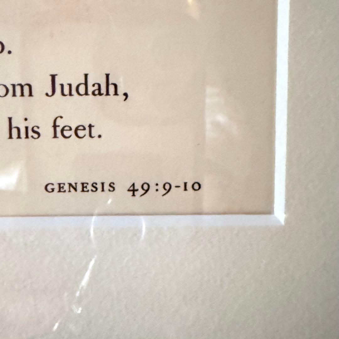 2209様感謝‼️新春‼️シャガール　エルサレムウインドウ　『ユダ族』両面版画