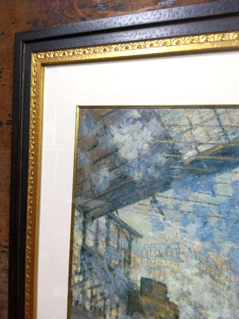 クロード・モネ　サン・ラザール駅　絵画 正規品　印象派 ミレー　ルノワール ドガ