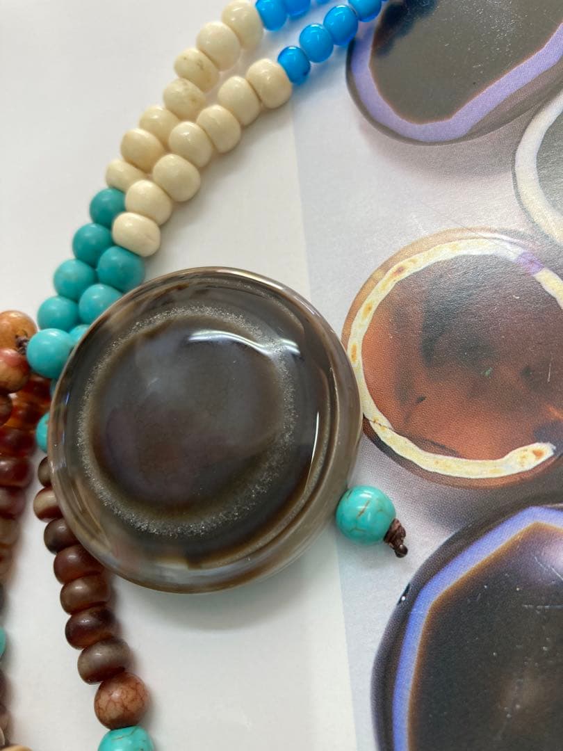 チベット羊眼天珠ネックレス