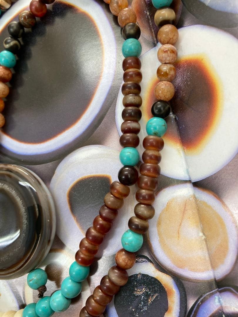 チベット羊眼天珠ネックレス