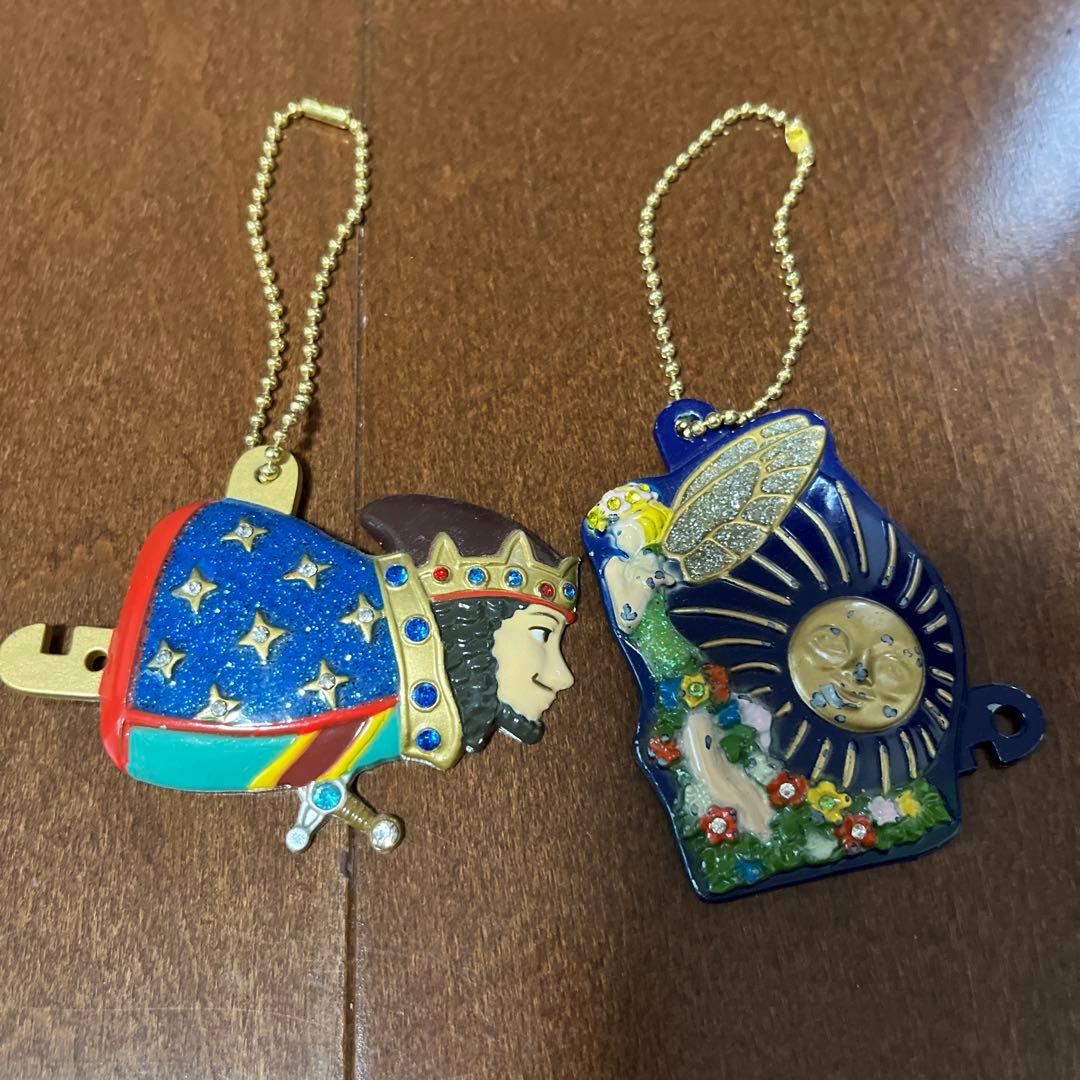 耳をすませば　ドワーフの王　エルフの王女　キーホルダー　2点