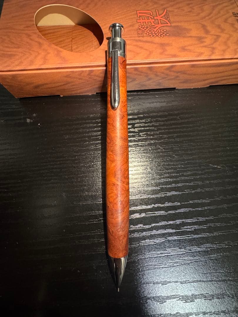 【値下げ交渉〇】工房楔 花梨 こぶ杢 シャープペンシル0.5