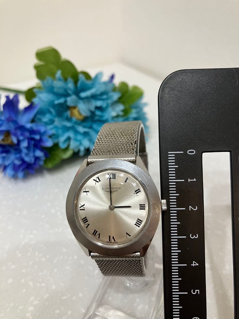 【訳アリ】LONGINES ロンジン　アナログ ローマン　手巻き時計　不動