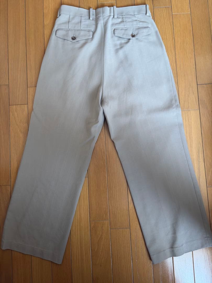 パンツ AURALEE HardTwist DoubleCloth WideSlacks