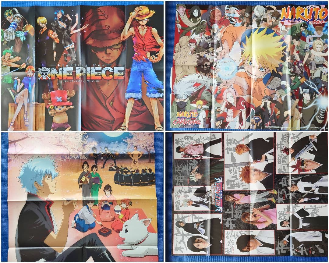 【2005当時物】NARUTO・ワンピース・銀魂 &BLEACH Vジャンプ付録