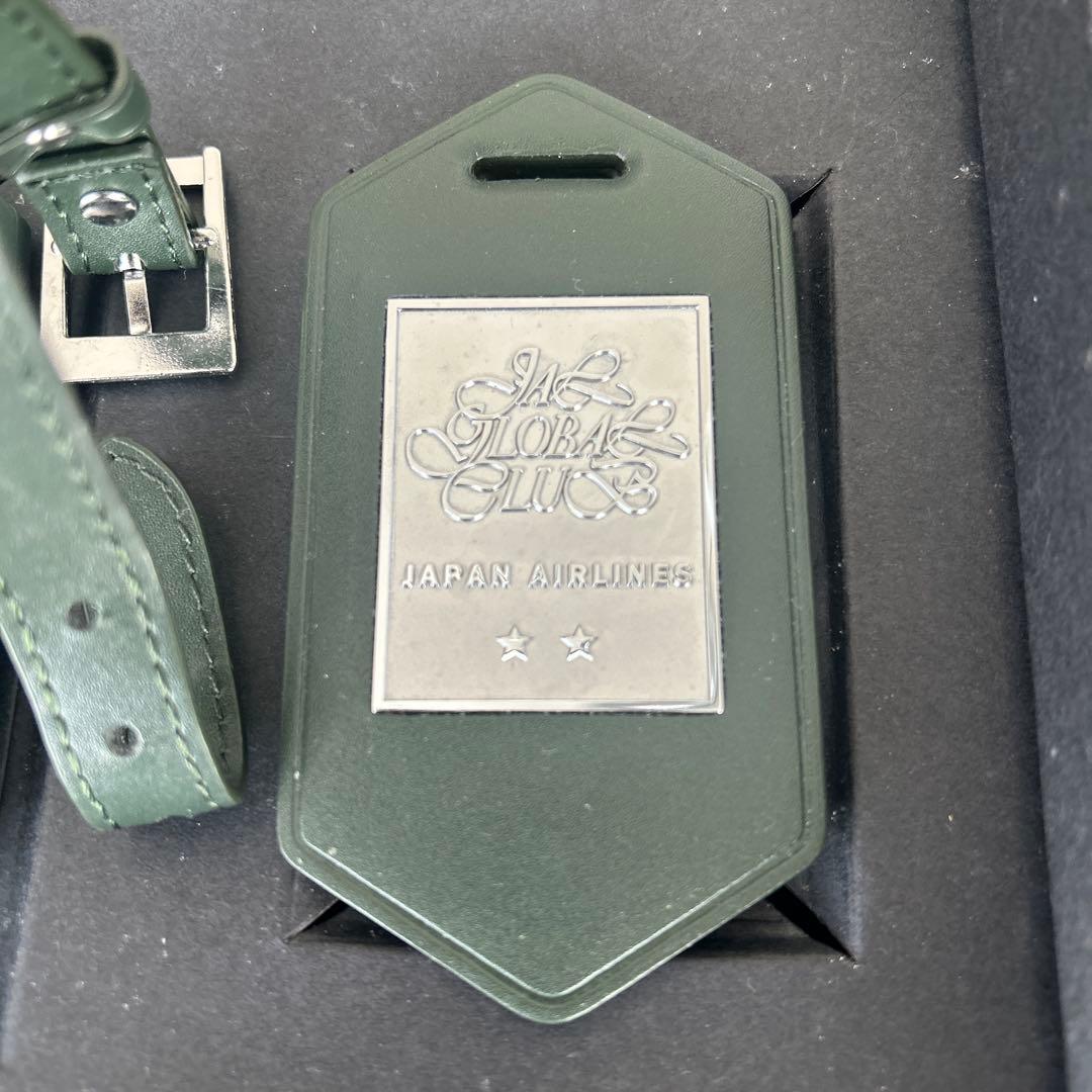 JAL JGC ネームタグ （カバー付）グリーン