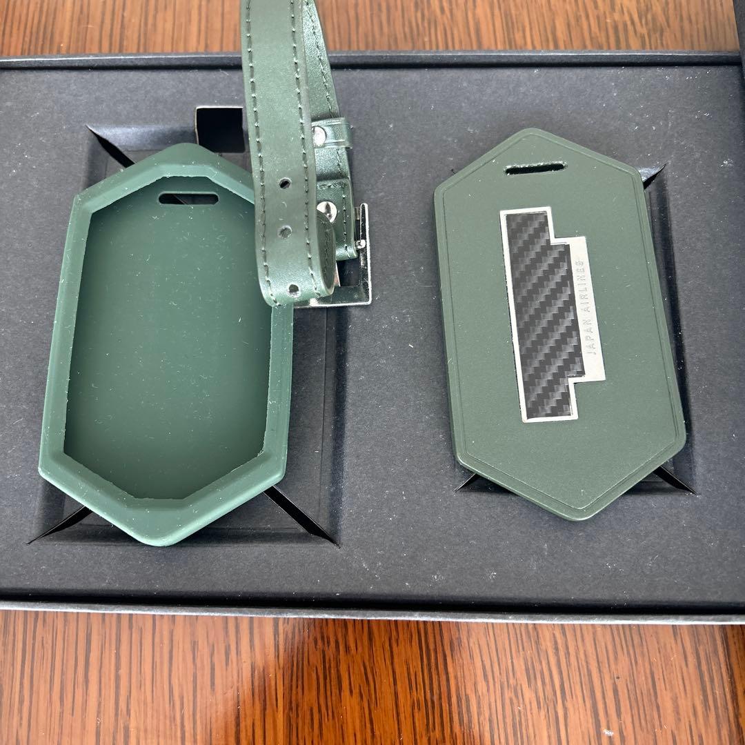 JAL JGC ネームタグ （カバー付）グリーン