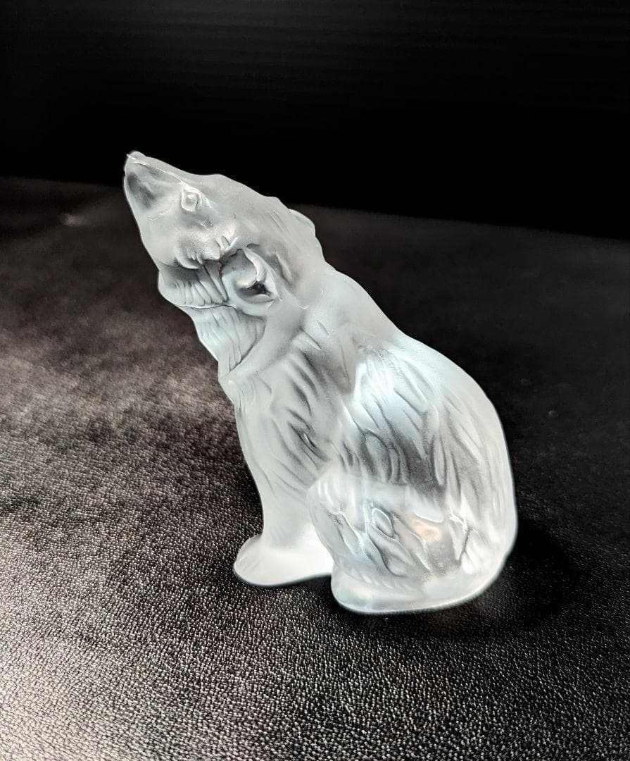 LALIQUE ラリック ベア くま 熊 オーナメント オブジェ ガラス
