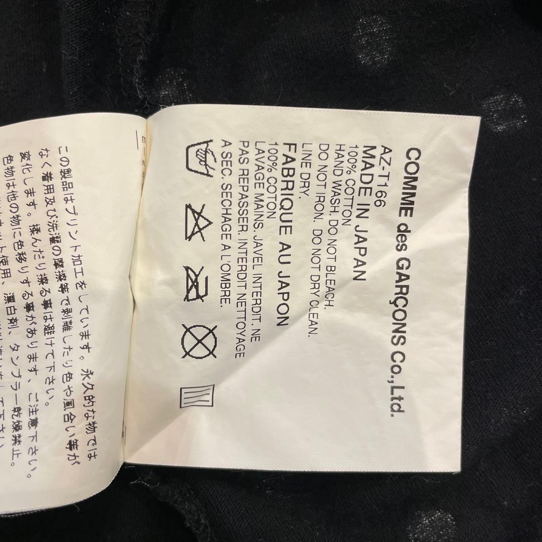 【あ】PLAY COMME des GARCONS ドット ロンT 黒×白