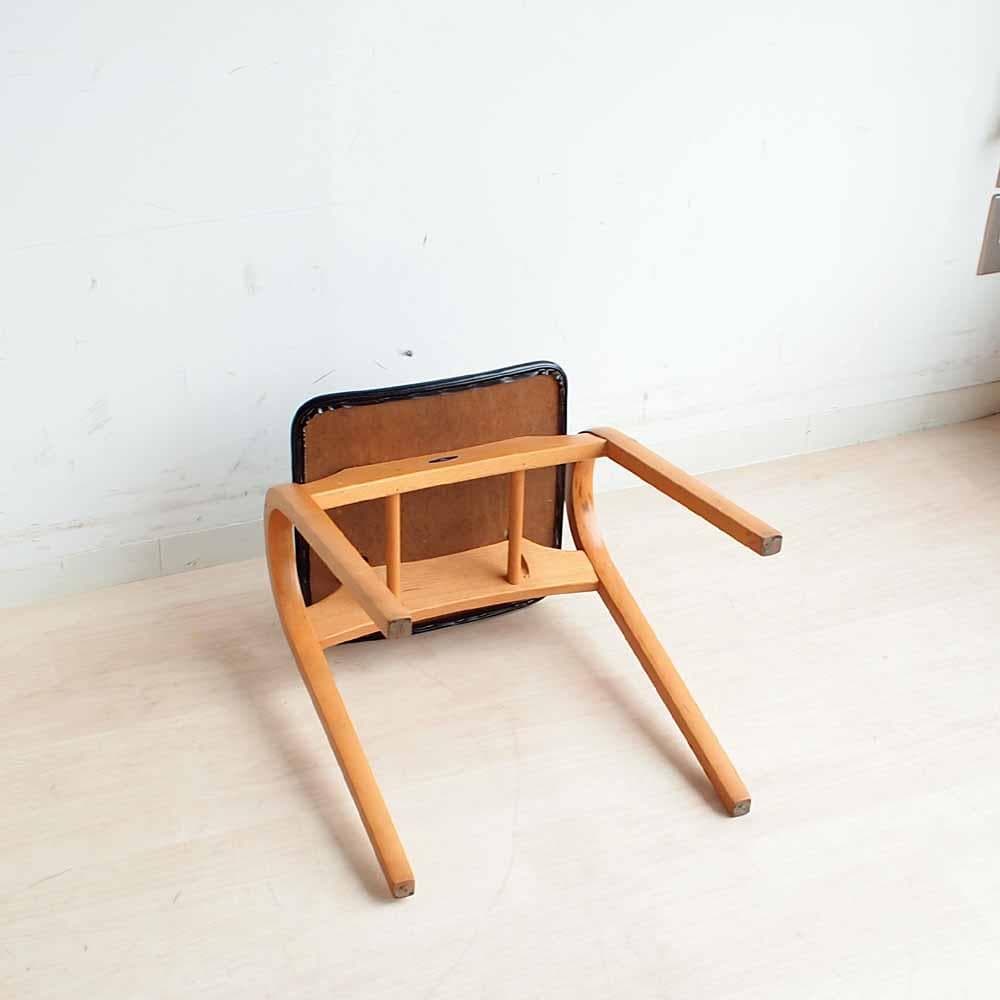 70s 80s 秋田木工 剣持勇 スツール 椅子 ヴィンテージ ZR23719