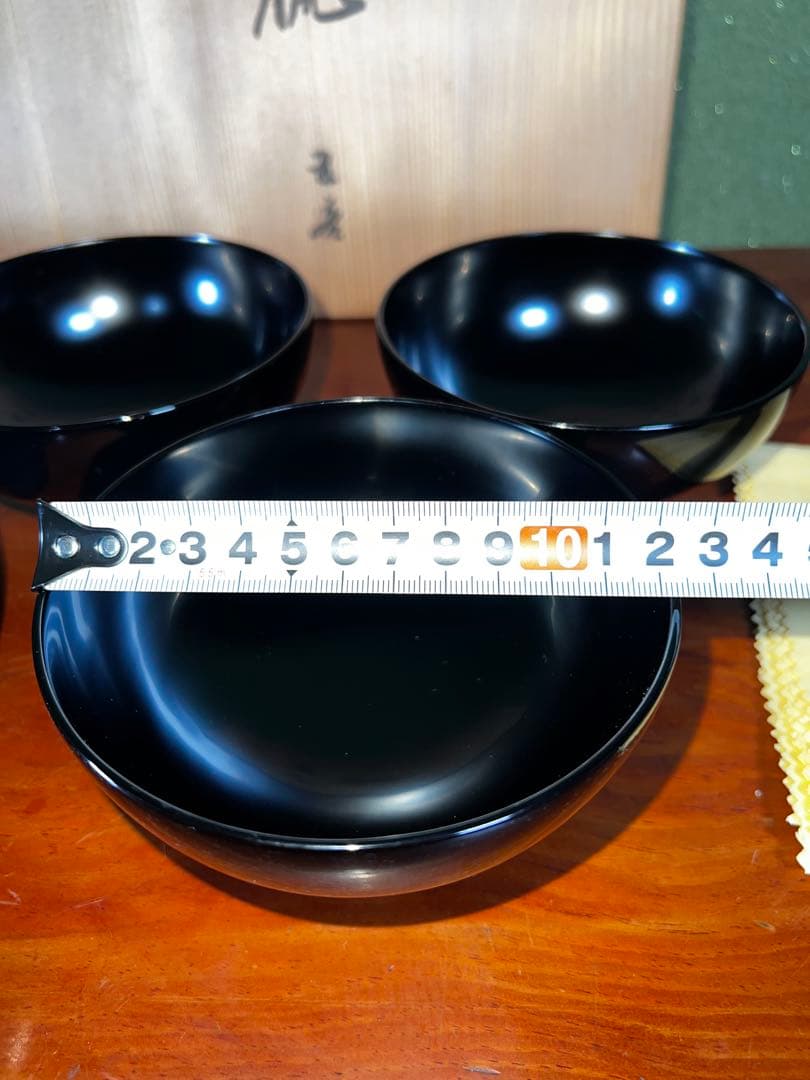 41 未使用 高級輪島塗 わじま龍作 松沈金 吸物椀5客