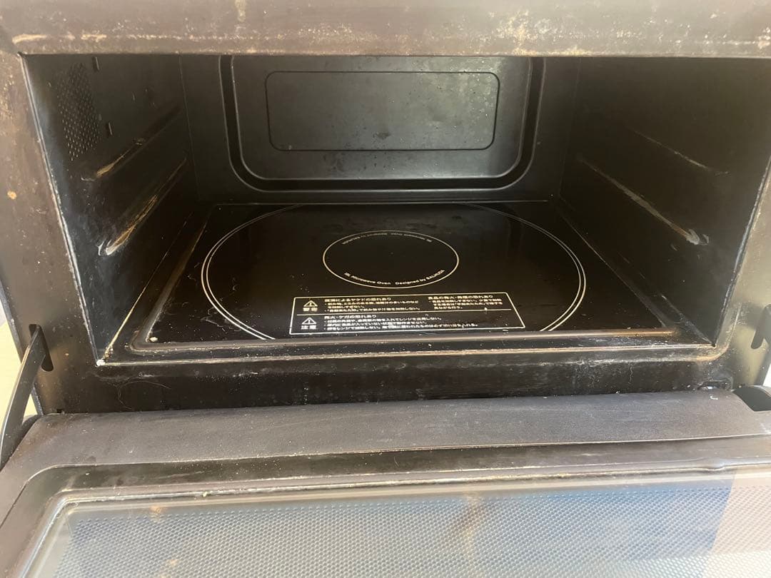 BALMUDA K04A-BK オーブンレンジ　角皿あり　2019年製