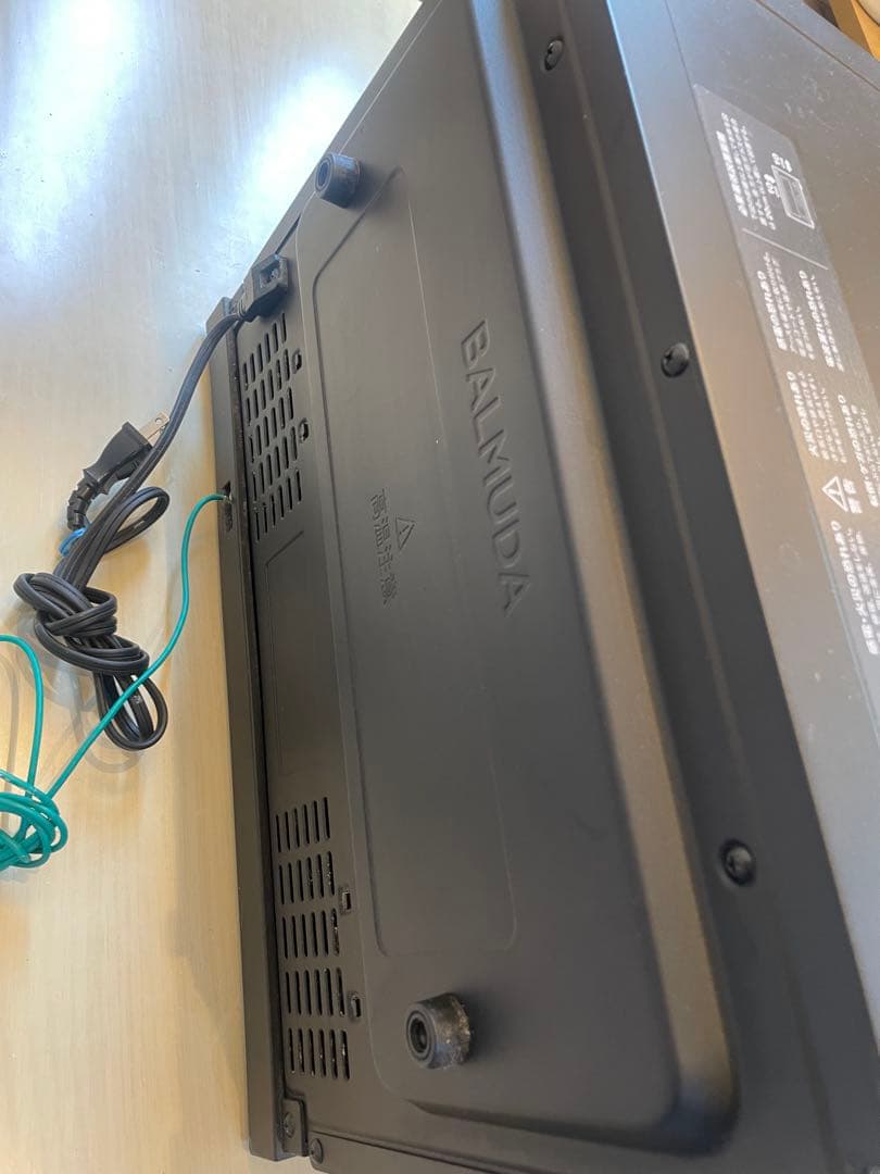 BALMUDA K04A-BK オーブンレンジ　角皿あり　2019年製