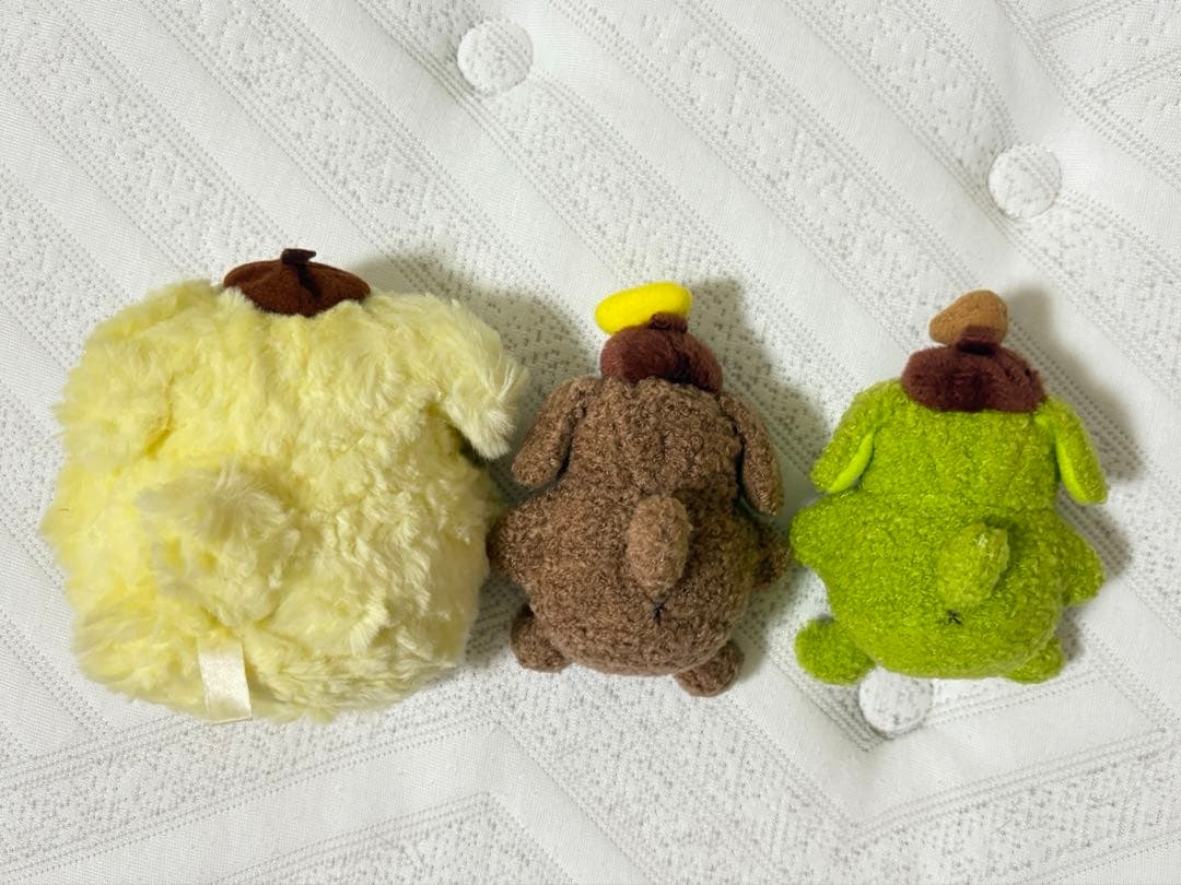 ポムポムプリン レトロ 初期 ぬいぐるみ マスコット セット