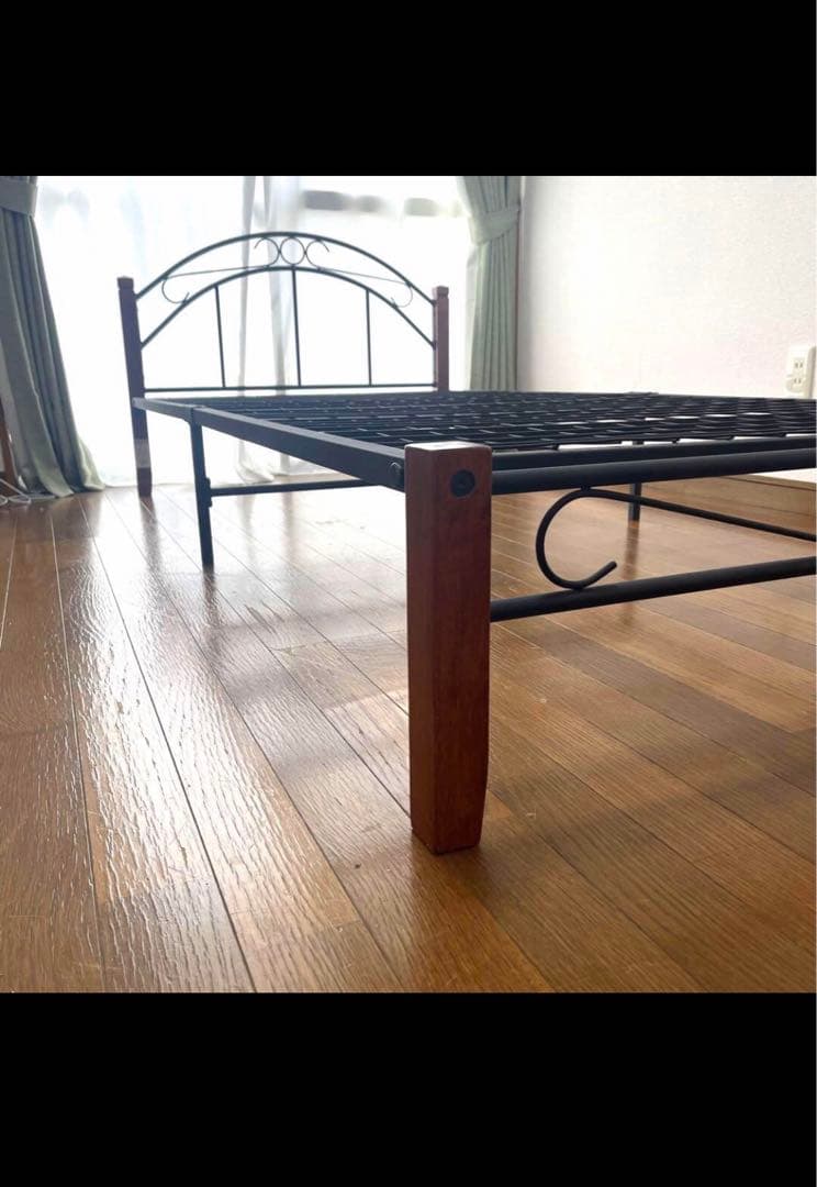 ニトリ アイアンフレーム シングルベッド 組立式