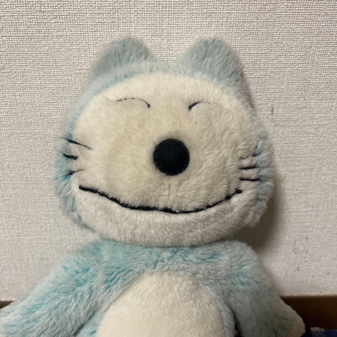 ▪️11ぴきのねこ　ぬいぐるみ2種類▪️水色毛足の長いねこ&首動くねこ▪️レア美品