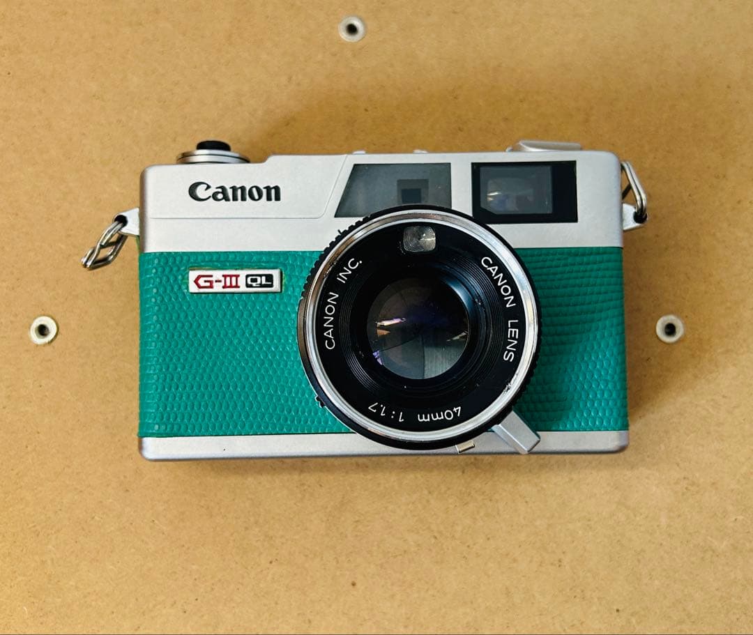グリーン　CANON Canonet QL17 GIII 40mm F1.7